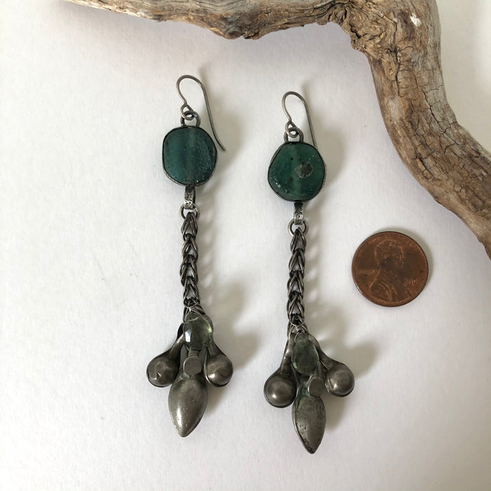 № 040 Ancient Glass & Moss Aquamarine