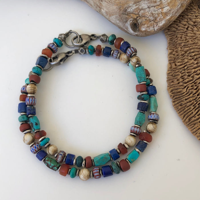 № 701 Mixed Stone & African Trade Beads