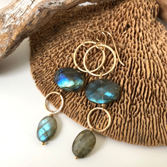 № 809 Gold-Filled & Labradorite