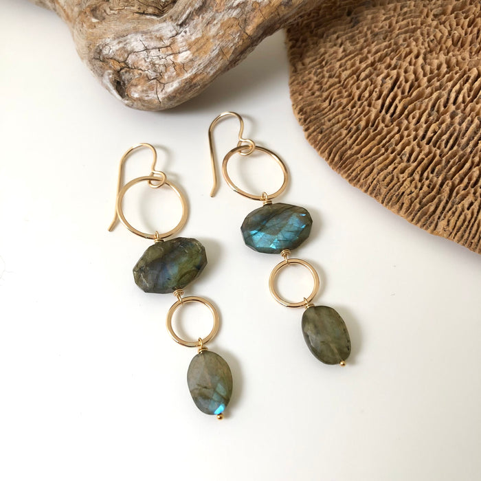 № 809 Gold-Filled & Labradorite