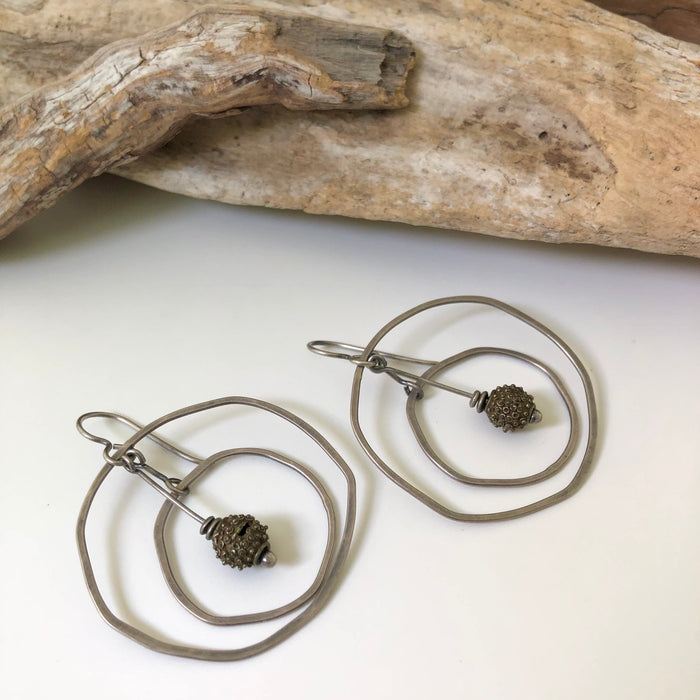 № 981 Sterling Silver & Antiqued Brass