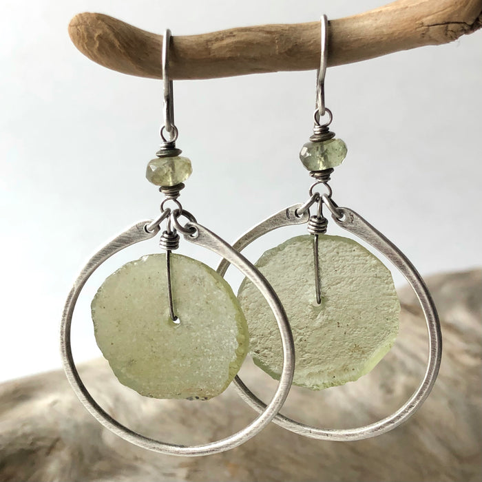 № 038 Ancient Glass & Moss Aquamarine