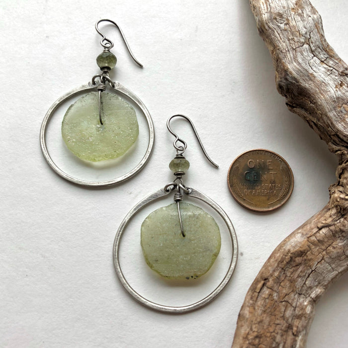 № 038 Ancient Glass & Moss Aquamarine