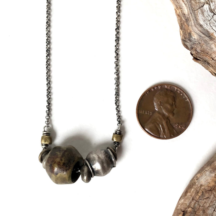 № 371 Coin Silver & Brass